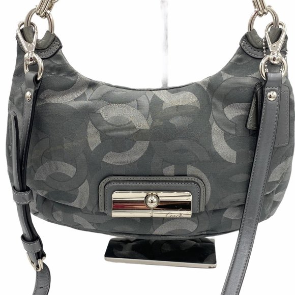 Coach Kristin Chain Link Lurex Metallic Jacquard Shoulder Bag - Picture 1 of 14